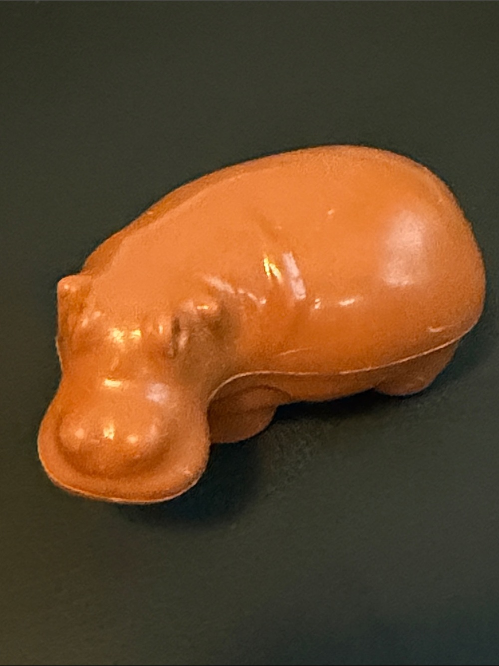 Vintage Fisher Price Little People Brown Hippo Zoo set Play Family